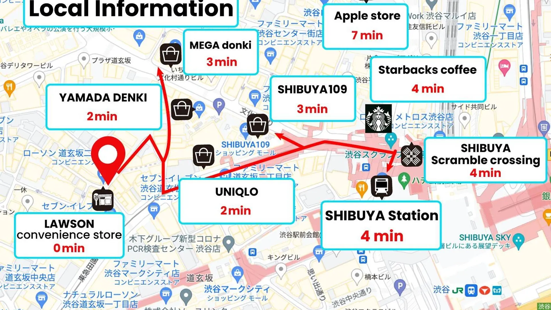 Studio In The Center Of Shibuya 渋谷道玄坂 Tokyo Apartment